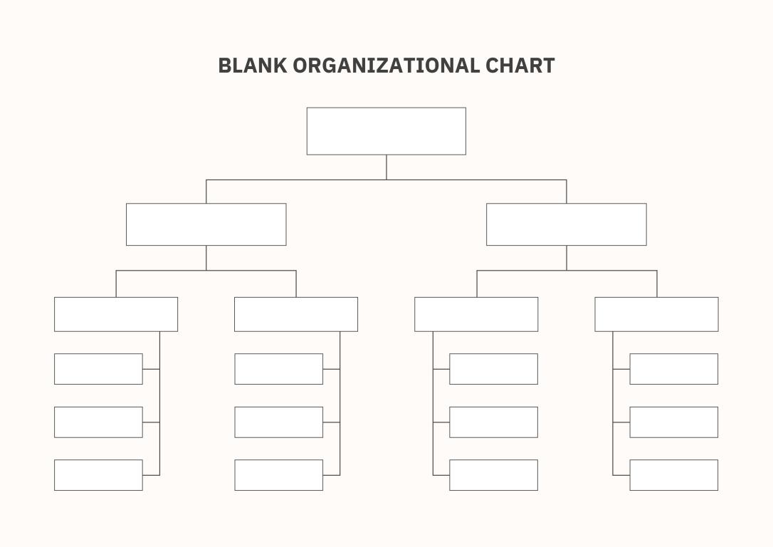 دانلود نمودار Blank Organizational Chart 2 دانلود نمودار Blank Organizational Chart