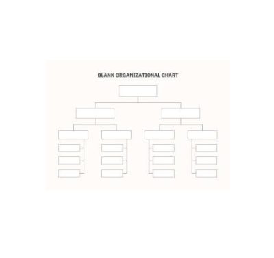 دانلود نمودار Blank Organizational Chart