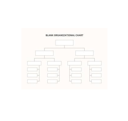 دانلود نمودار Blank Organizational Chart 1 دانلود نمودار Blank Organizational Chart 1