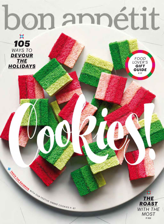 مجله آشپزی Bon Appetit December 2015