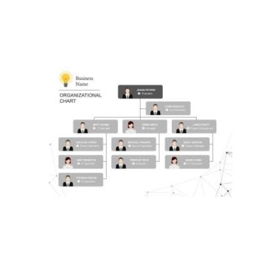 دانلود نمودار Business Organizational Chart A