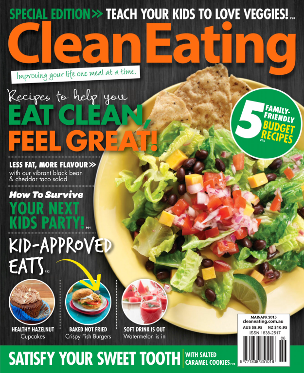 مجله آشپزی Clean Eating April 2015 AU