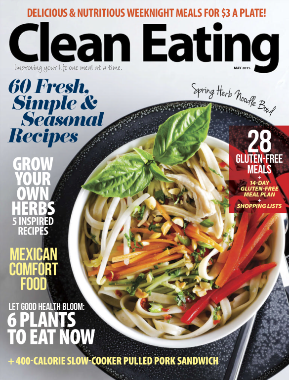 مجله آشپزی Clean Eating May 2015 USA