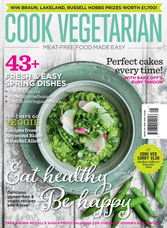 مجله آشپزی Cook Vegetarian May 2015 UK