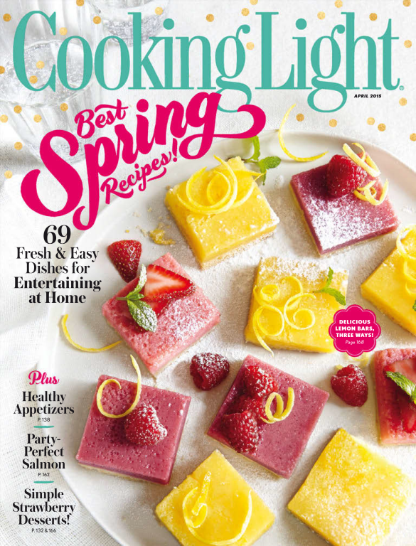 مجله آشپزی Cooking Light April 2015 USA