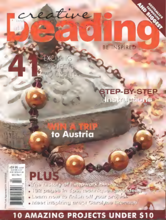 مجله منجوق دوزی Creative Beading Vol3 N6 2 مجله منجوق دوزی Creative Beading Vol3 N6