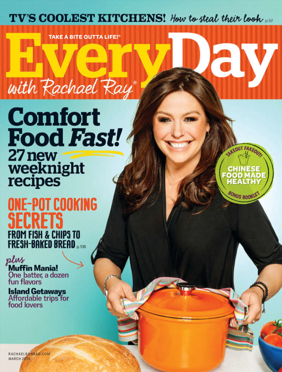 مجله آشپزی Every Day with Rachael Ray March 2015 2 مجله آشپزی Every Day with Rachael Ray March 2015