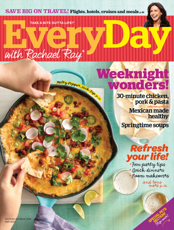 مجله آشپزی Every Day with Rachael Ray May 2015 USA 2 مجله آشپزی Every Day with Rachael Ray May 2015 USA