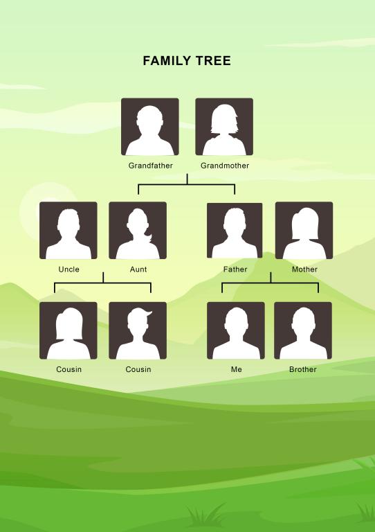 دانلود نمودار Family Tree Template 16 2 دانلود نمودار Family Tree Template 16