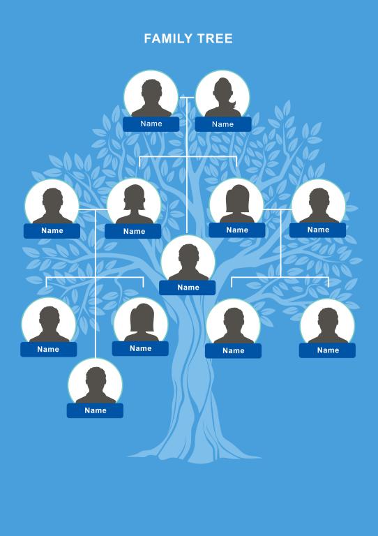 دانلود نمودار Family Tree Template 20 2 دانلود نمودار Family Tree Template 20