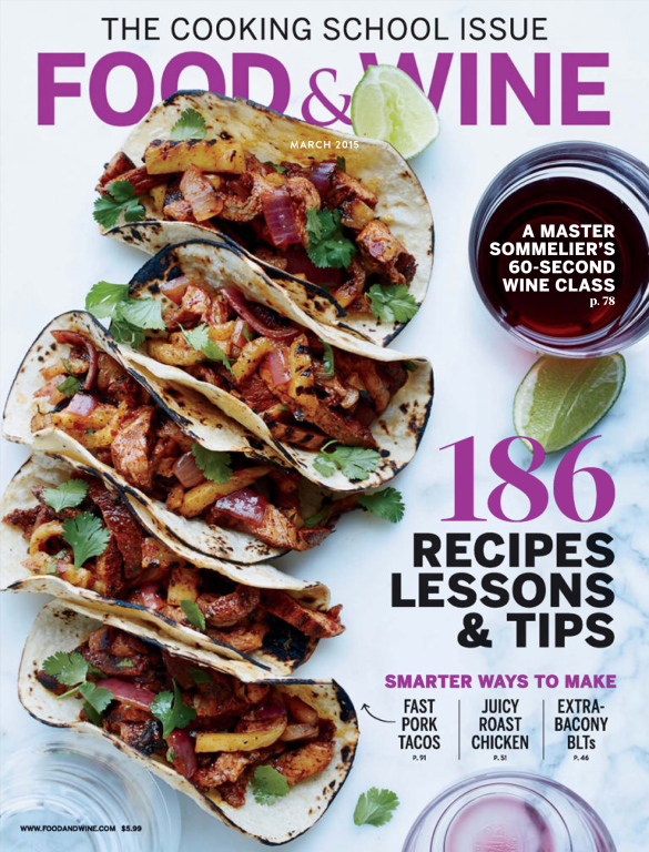 مجله آشپزی Food Wine March 2015 USA 2 مجله آشپزی Food Wine March 2015 USA
