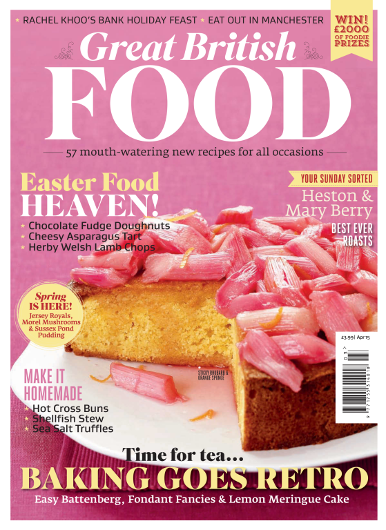 مجله آشپزی Great British Food April 2015 UK