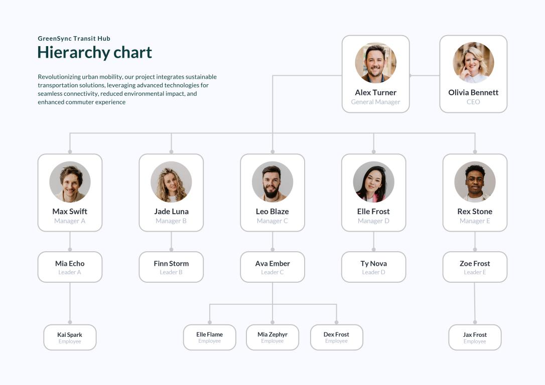 دانلود نمودار Hierarchy Chart Template 2 دانلود نمودار Hierarchy Chart Template