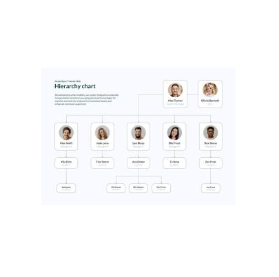 دانلود نمودار Hierarchy Chart Template 1 دانلود نمودار Hierarchy Chart Template 1