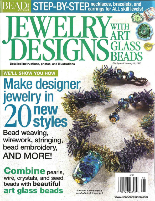 مجله منجوق دوزی Jewelry Designs with Art Glass 2 مجله منجوق دوزی Jewelry Designs with Art Glass