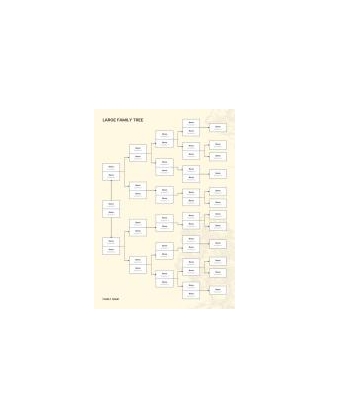 دانلود نمودار Large Family Tree Template 1 دانلود نمودار Large Family Tree Template 1