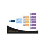 دانلود نمودار Org Chart Template 4