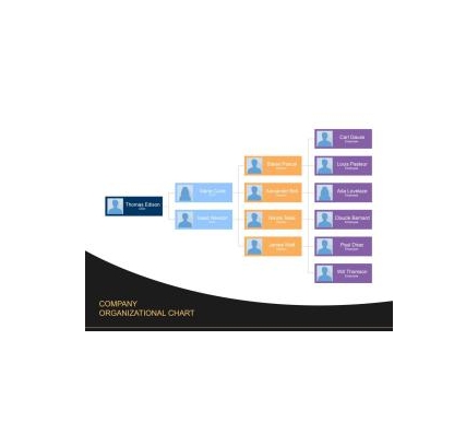دانلود نمودار Org Chart Template 4 1