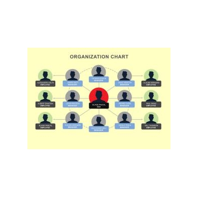 دانلود نمودار Org Chart Template Word 12