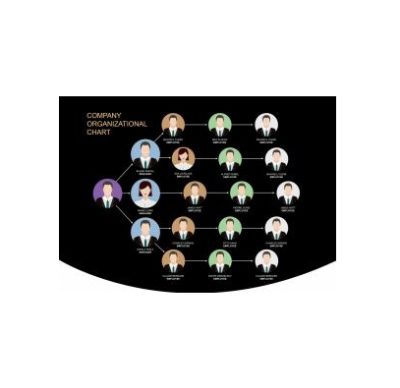 دانلود نمودار Organization Chart Template 9