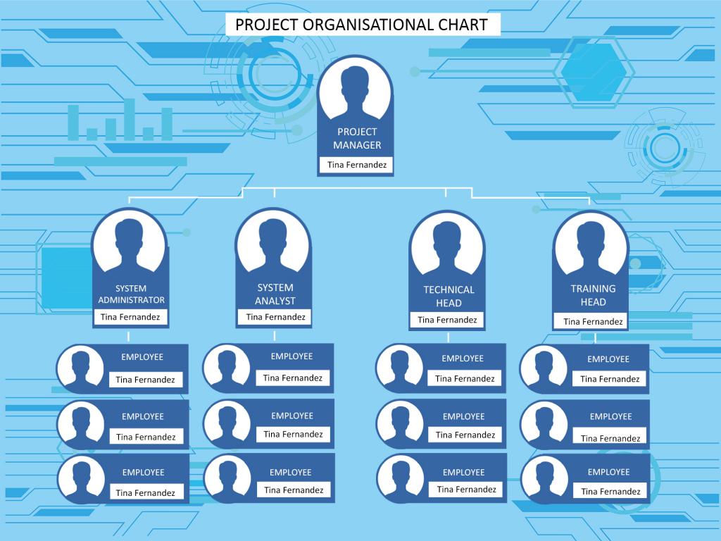 دانلود نمودار Project Organizational Chart