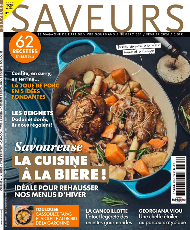 مجله آشپزی Saveurs 301 2 مجله آشپزی Saveurs 301