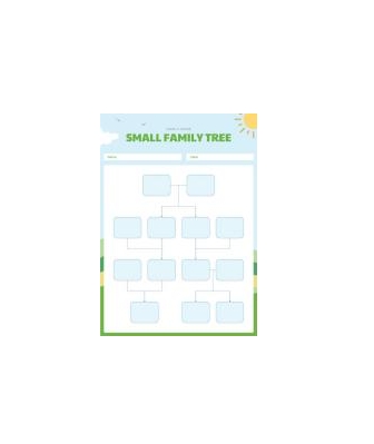 دانلود نمودار Small Family Tree Template