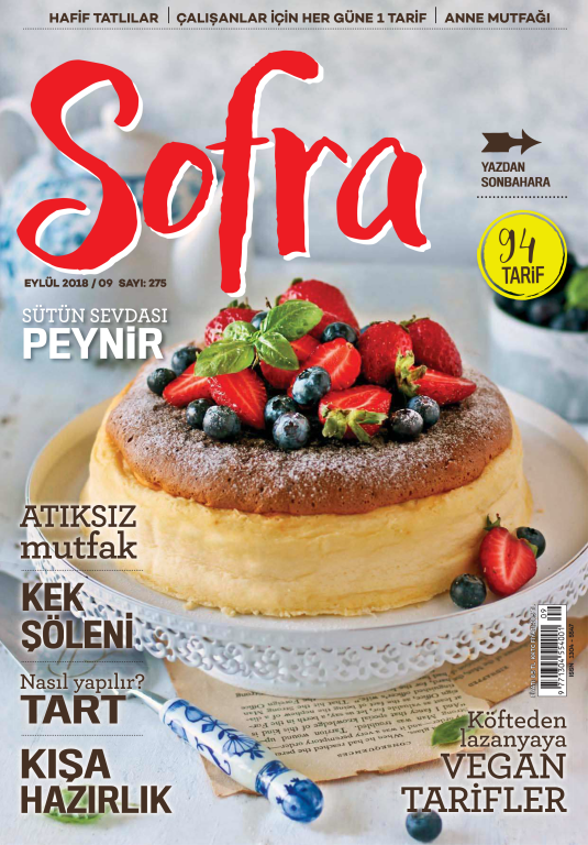 مجله آشپزی Sofra Eylül 2018