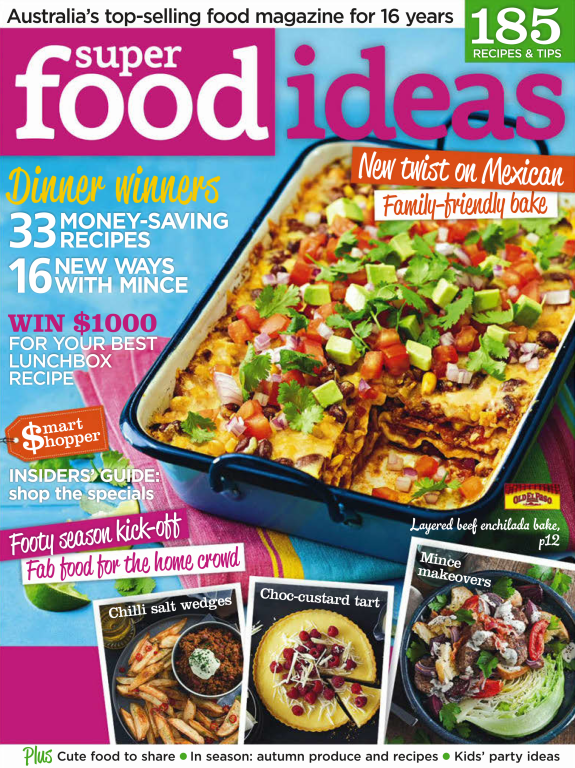 مجله آشپزی Super Food Ideas February 2015