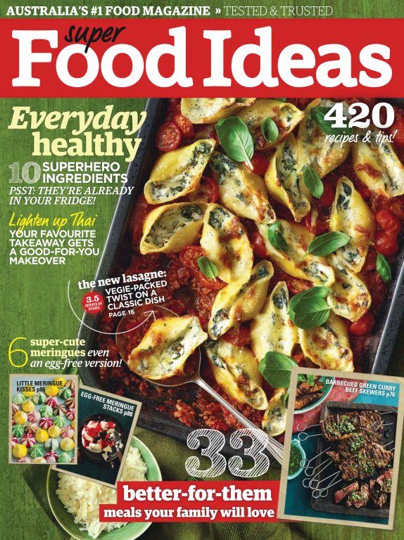 مجله آشپزی Super Food Ideas September 2015 AU
