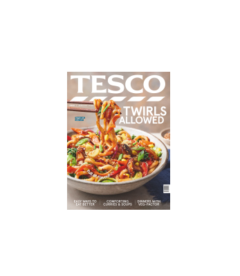 مجله آشپزی Tesco Magazine January 2025 FOR ISSUU