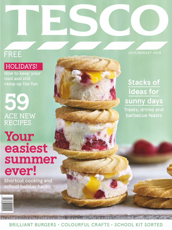 مجله آشپزی Tesco One Mag July August 2018