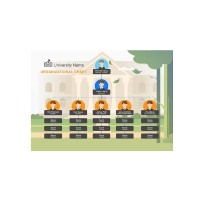 دانلود نمودار University Organizational chart 1