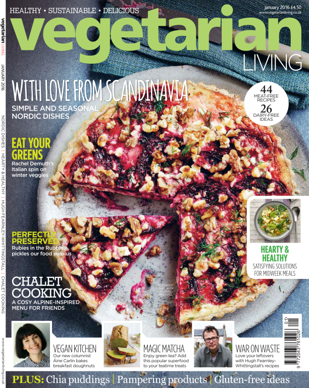 مجله آشپزی Vegetarian Living January 2016