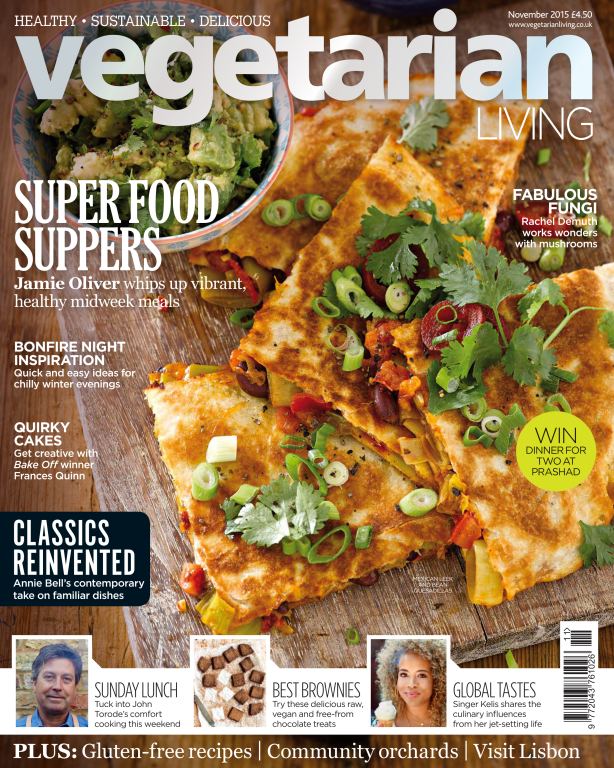 مجله آشپزی Vegetarian Living November 2015