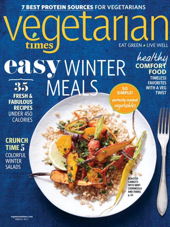 مجله آشپزی Vegetarian Times March 2015 USA