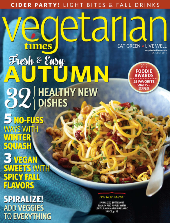 مجله آشپزی Vegetarian Times October 2015
