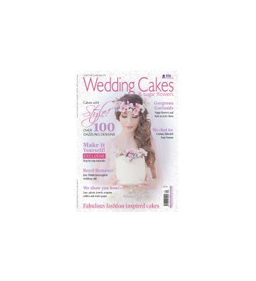 مجله آشپزی Wedding Cakes Sugar Flowers 2015 UK