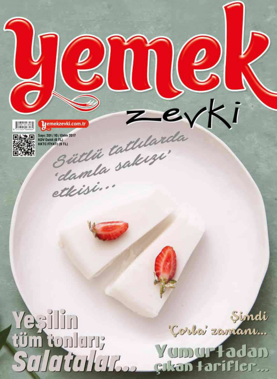مجله آشپزی Yemek Zevki Ekim 2017