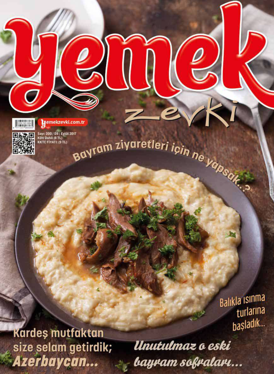 مجله آشپزی Yemek Zevki Eylül 2017