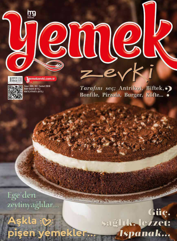 مجله آشپزی Yemek Zevki Şubat 2018