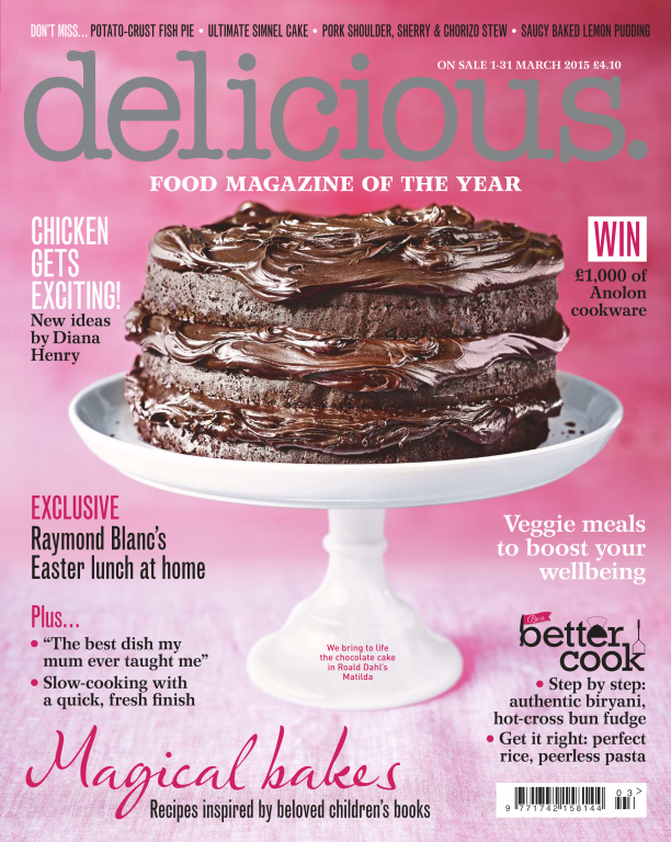 مجله آشپزی delicious March 2015 UK 2 مجله آشپزی delicious March 2015 UK