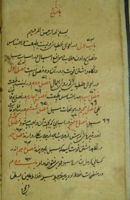 کتاب خطی علاج الامراض