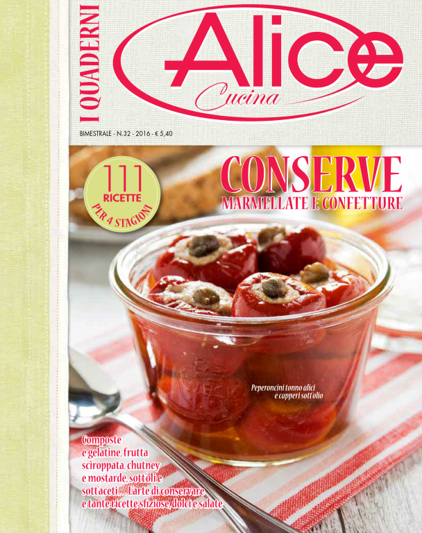 مجله آشپزی  Alice Cucina Quaderni 32