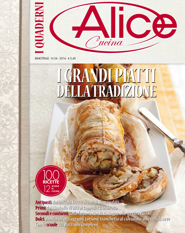 مجله آشپزی  Alice Cucina Quaderni 34