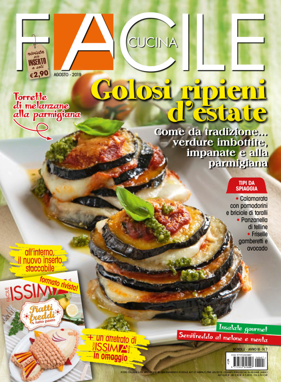 مجله آشپزی  Facile Cucina 08 2019