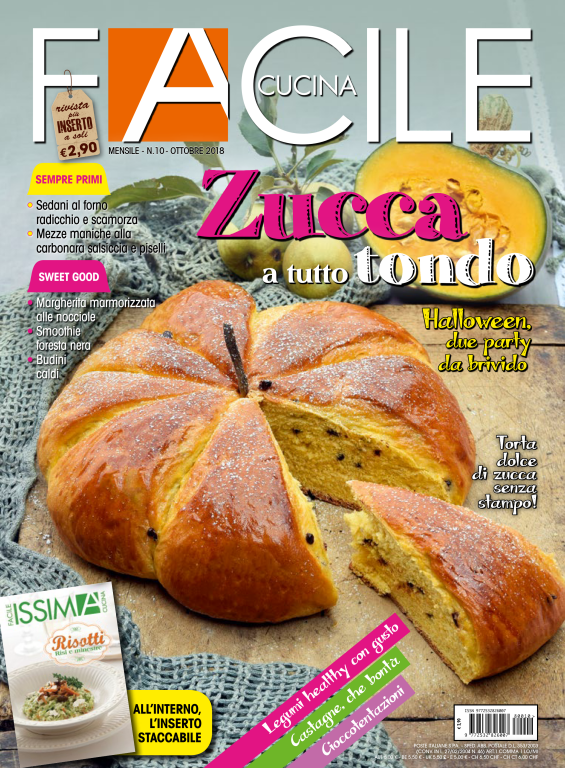 مجله آشپزی  Facile Cucina 10 2018