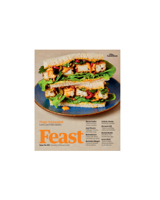 مجله آشپزی the guardian feast 15 february 2025